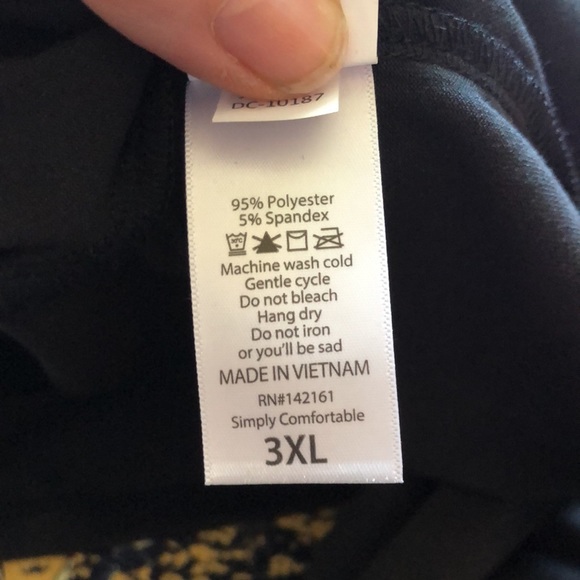 LuLaRoe 3xl Patrick and TC Leggings - Picture 5 of 5